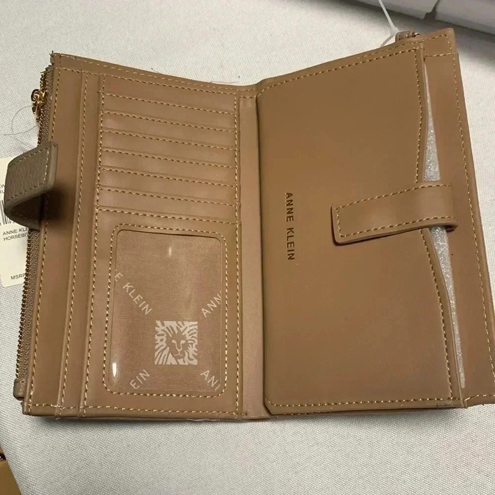ANNE KLEIN Horsebit Wallet, NWT.
